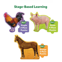 Step by Step Puzzles - Farm Animals*