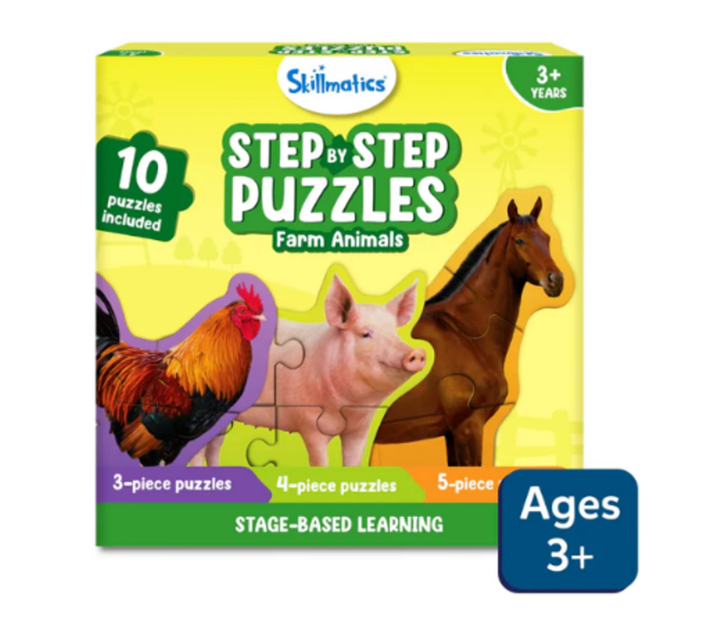 Step by Step Puzzles - Farm Animals*