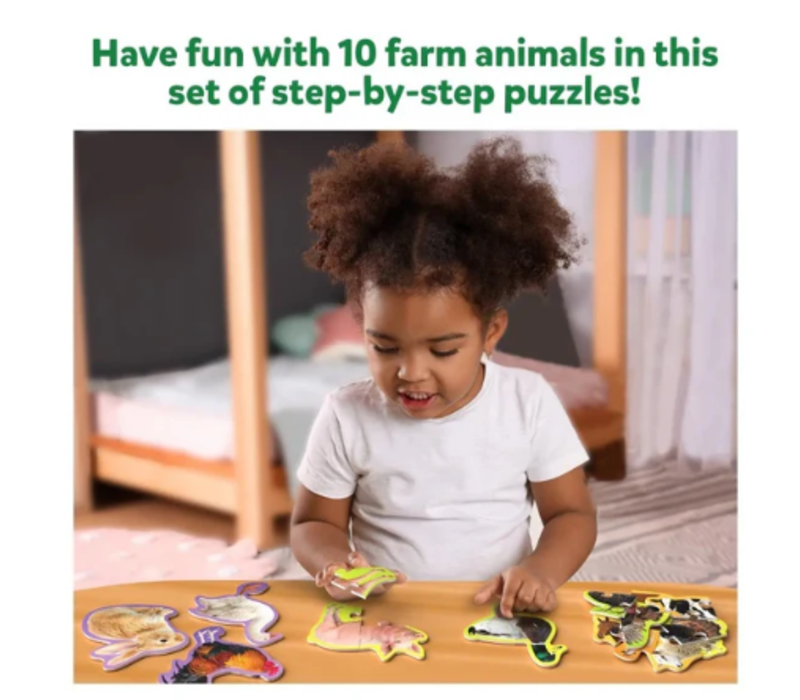 Step by Step Puzzles - Farm Animals*