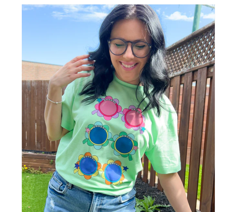 Summer Vibes Tee T-shirt (green) medium*
