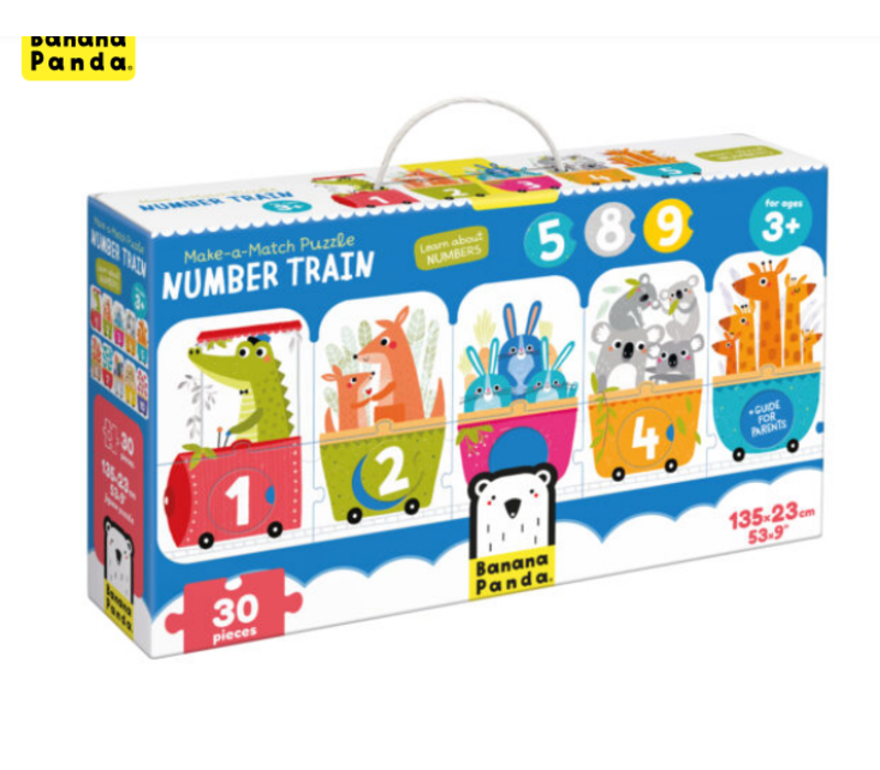 Make-a-Match Puzzle Number Train*
