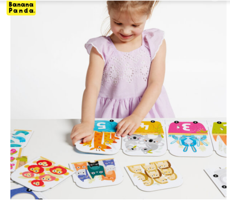 Make-a-Match Puzzle Number Train*