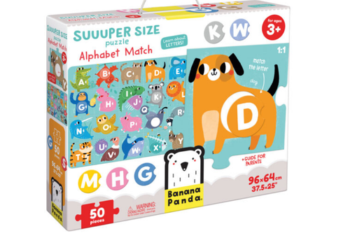 Banana Panda Suuuper Size Puzzle Alphabet Match*