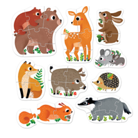 Progressive Puzzles Forest Animals*