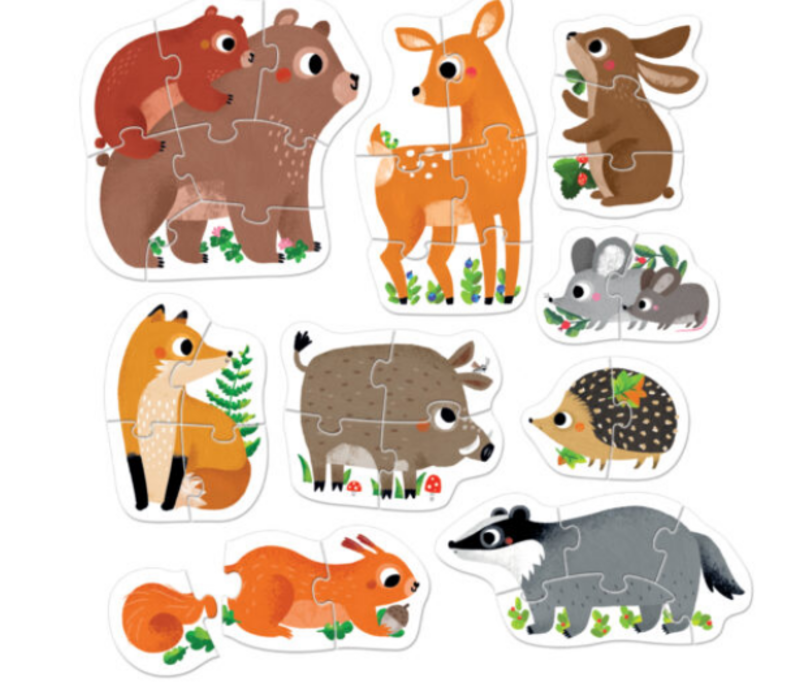 Progressive Puzzles Forest Animals*