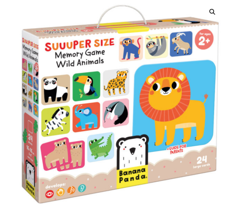 Suuuper Size Puzzle - Memory Game - Wild Animals*