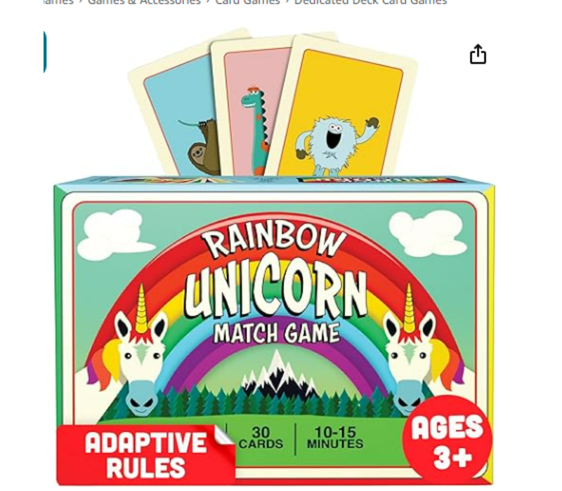 Rainbow Unicorn Matching Game*