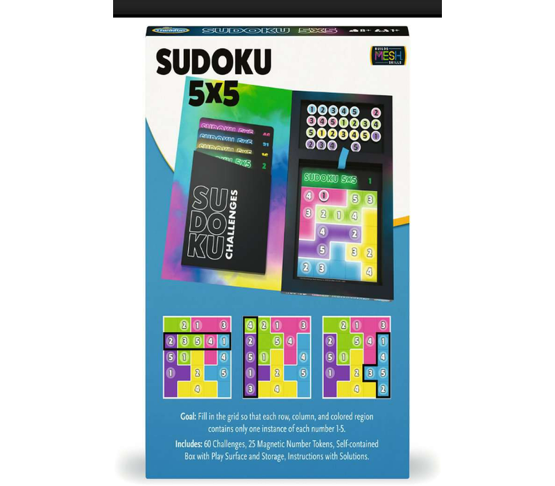Sudoku Magnetic Travel Puzzle - 5x5*