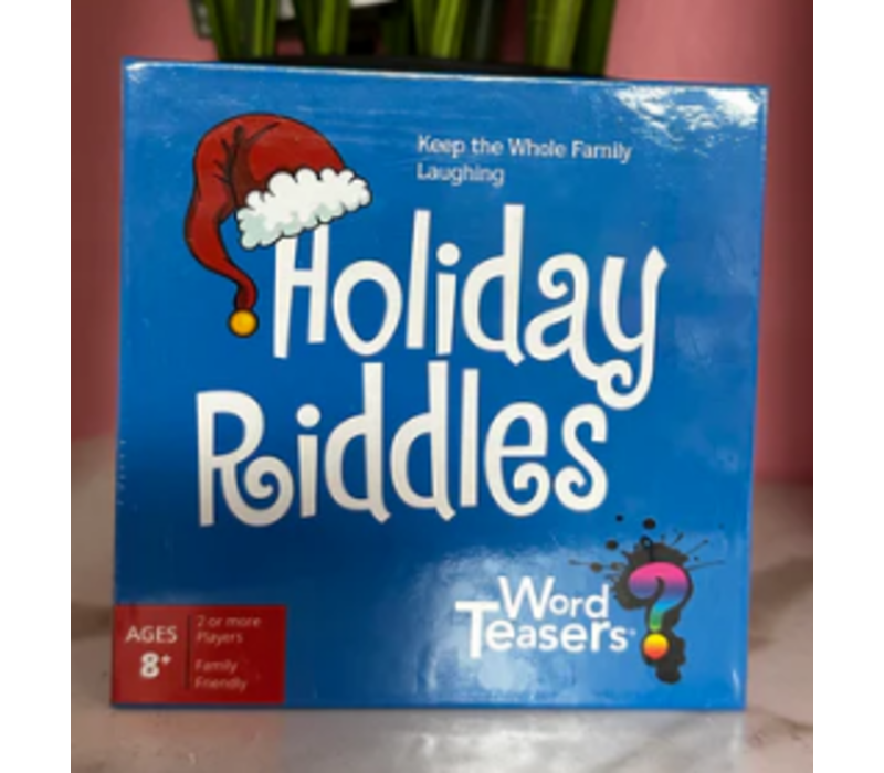 Holiday Riddles Word Teaser Card Game