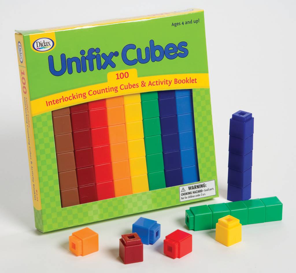 Unifix Cubes Box of 100 Assorted Colors - Learning Tree ...