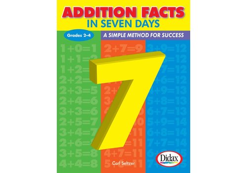Didax Addition Facts in 7 Days  (D)