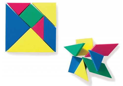 Didax Tangrams - Plastic 4 sets