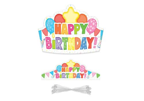 Carson Dellosa Happy Birthday Crowns*