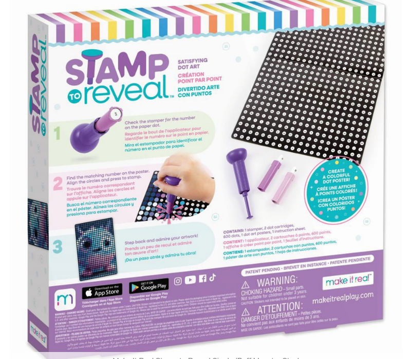 Make It Real Stamp to Reveal-Puff Monster*