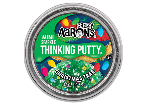 crazy aarons Crazy Aarons Christmas Tree Mini 2 Inch Thinking Putty Tin