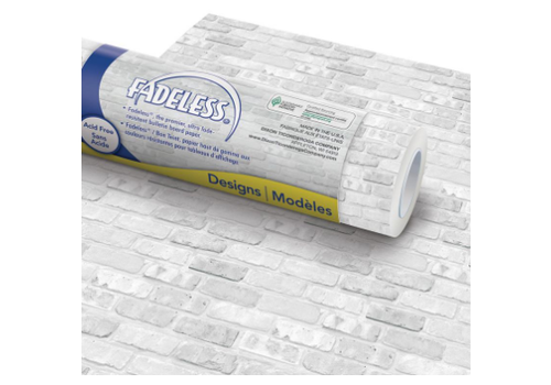 PACON Fadeless Paper 4ft x 12 ft - White Brick* PACON Fadeless Paper 4ft x 12 ft - White Brick*
