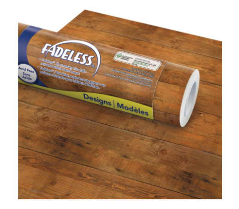 Fadeless Paper 4ft x 12 ft - Shiplap*
