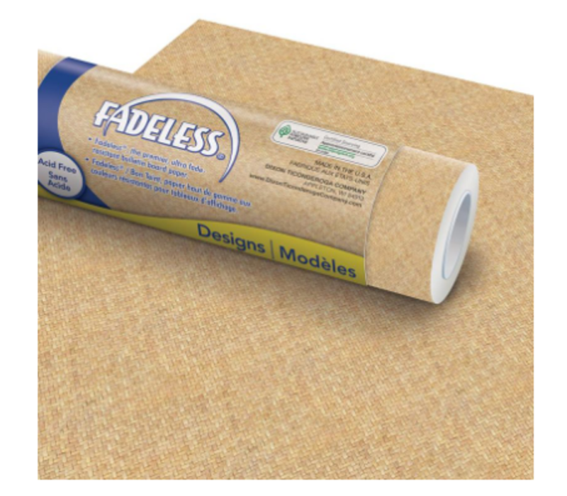 Fadeless Paper 4ft x 12 ft - Wicker*