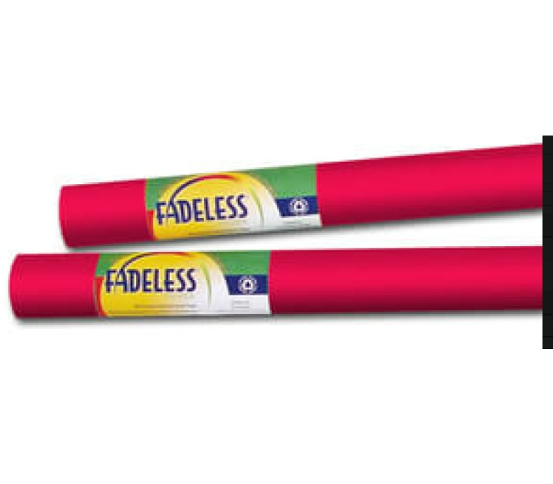 Fadeless Paper 4ft x 50 ft - Flame*
