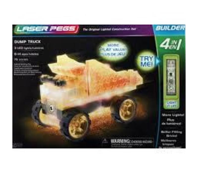 laser pegs dump truck