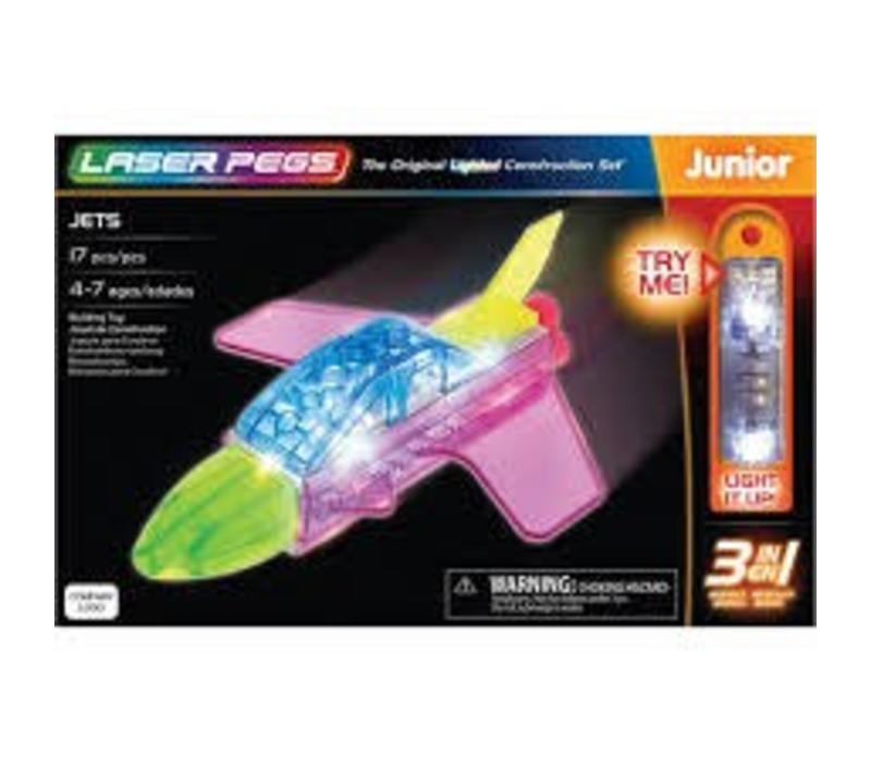 laser pegs jet