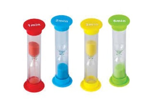 Teacher Created Resources Small Sand Timers Combo 4-Pack