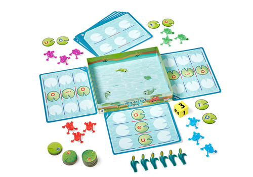 Hand2Mind Lily Pad Letter Hop Word Building Game