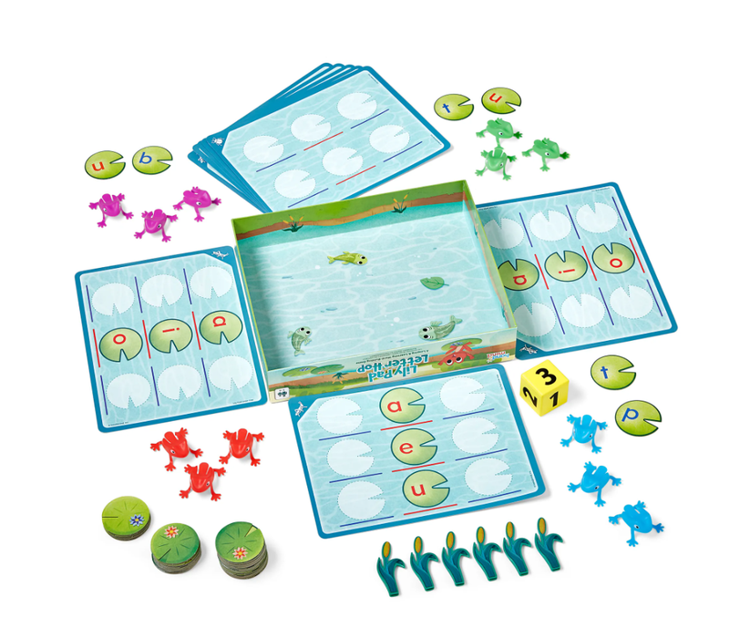 Lily Pad Letter Hop Word Building Game*