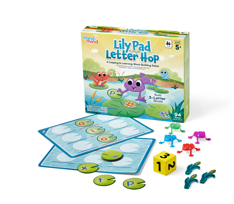 Lily Pad Letter Hop Word Building Game*