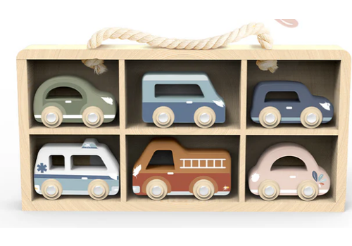 Speedy Monkey Car Display case w/ 6 vehicles*