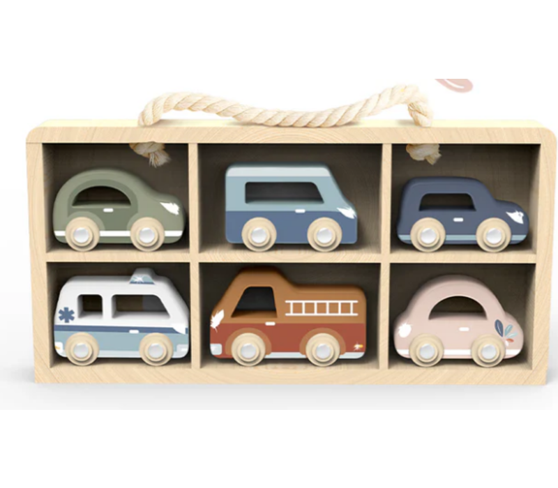 Car Display case w/ 6 vehicles*