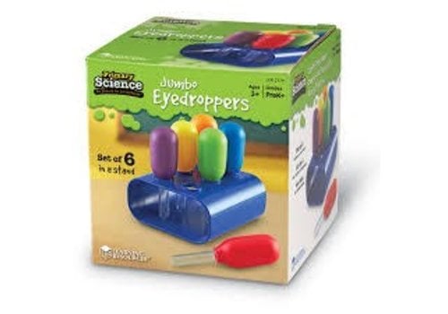 Learning Resources Primary Science Jumbo Eyedroppers with Stand