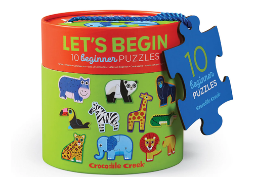 Crocodile Creek Let's Begin 2-Piece Puzzle - Jungle*