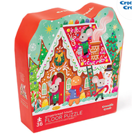 36pc Floor Puzzle - Gingerbread House*