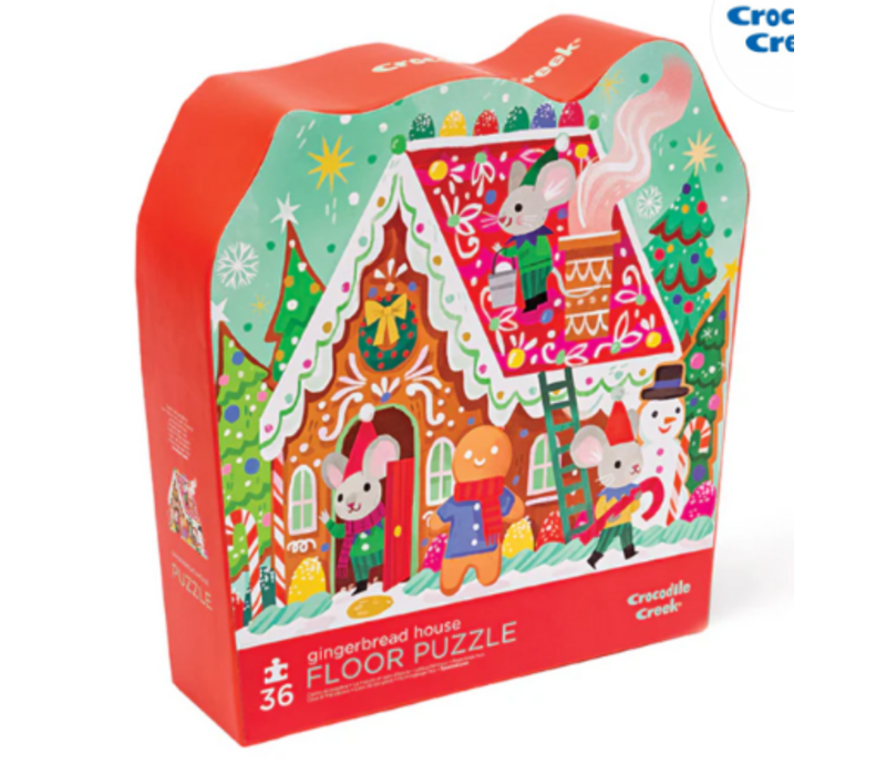36pc Floor Puzzle - Gingerbread House*