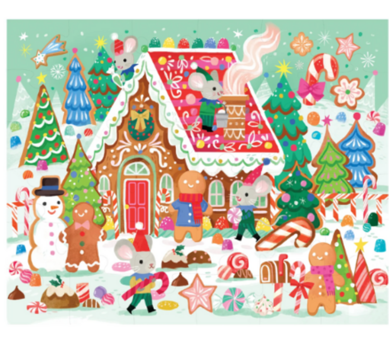 36pc Floor Puzzle - Gingerbread House*