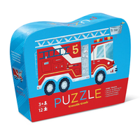 12-pc Mini Puzzle/Fire Truck