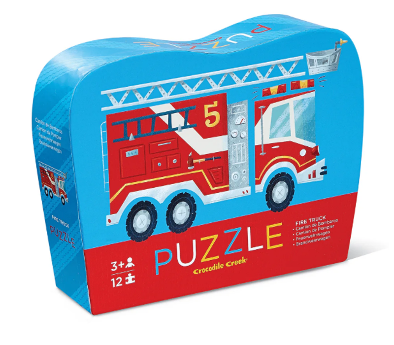 12-pc Mini Puzzle/Fire Truck