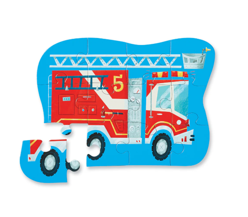 12-pc Mini Puzzle/Fire Truck