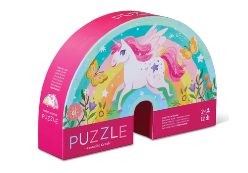 Crocodile Creek 12-pc Mini Puzzle/Sweet Unicorn*