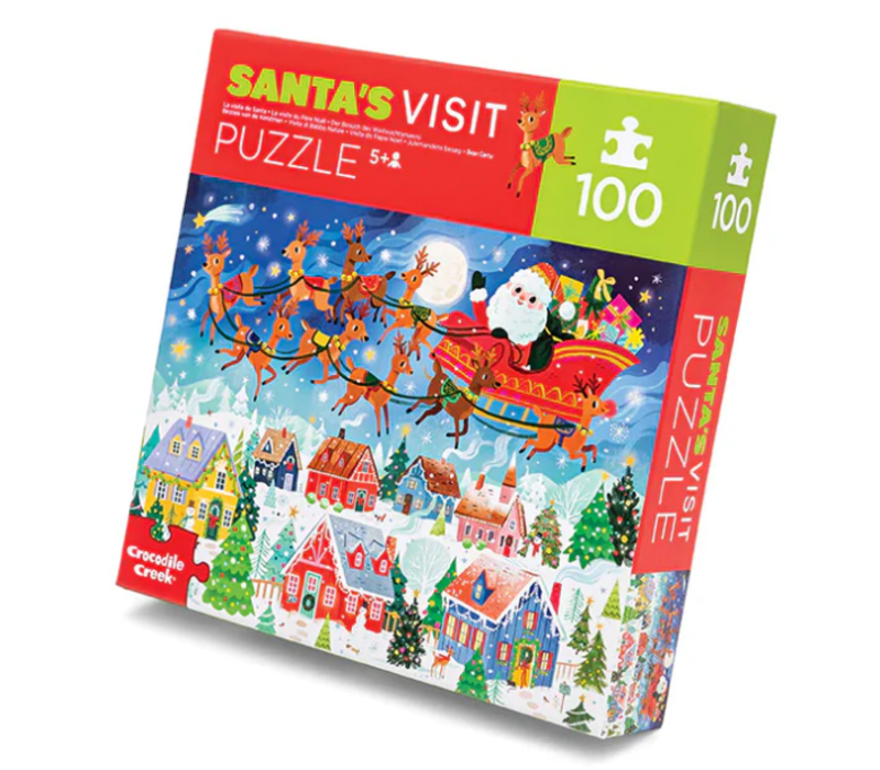 100 piece - Santa's Visit Puzzle