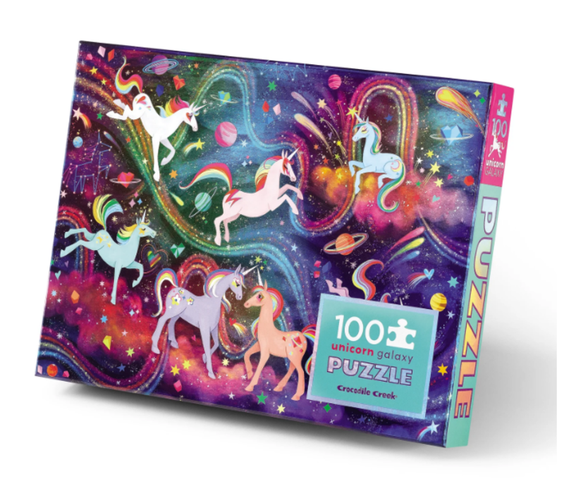 100-Piece Holographic Puzzle - Unicorn Galaxy*