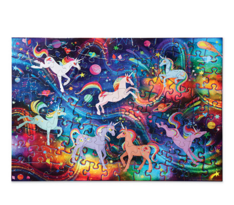 100-Piece Holographic Puzzle - Unicorn Galaxy*