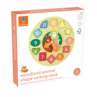 Woodland  Animal Shape Sorting Clock*