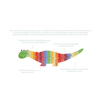 Dinosaur Alphabet Puzzle*