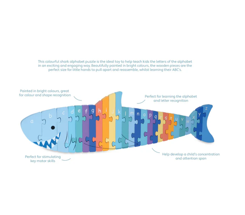 Shark Alphabet Puzzle*
