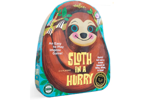 Eeboo Sloth in a Hurry Shaped Spinner Game*