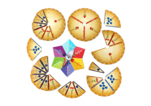 Eeboo Make a Pie Fraction Game (3rd Edition)*