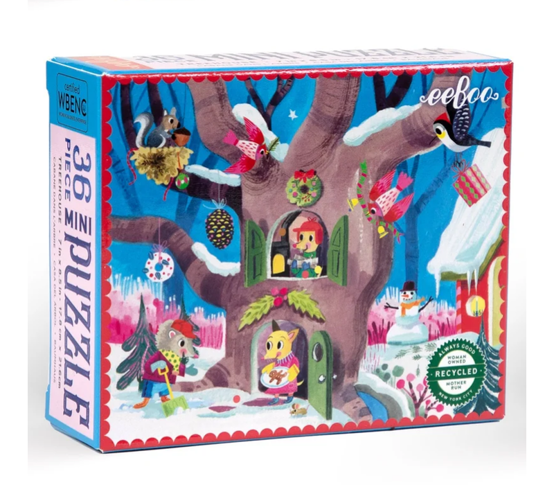 Woodland Holiday Puzzle Assortment - 36 piece-Treehouse