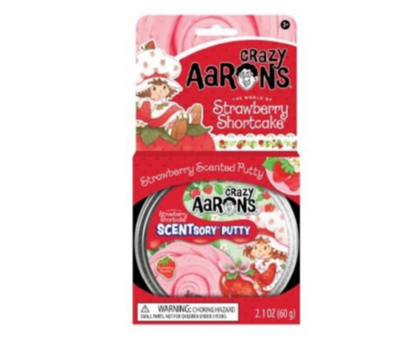 Crazy Aaron's Scentsory  Putty - Strawberry Shortcake